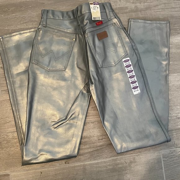 DEADSTOCK Vintage Silver/Gunmetal Wranglers